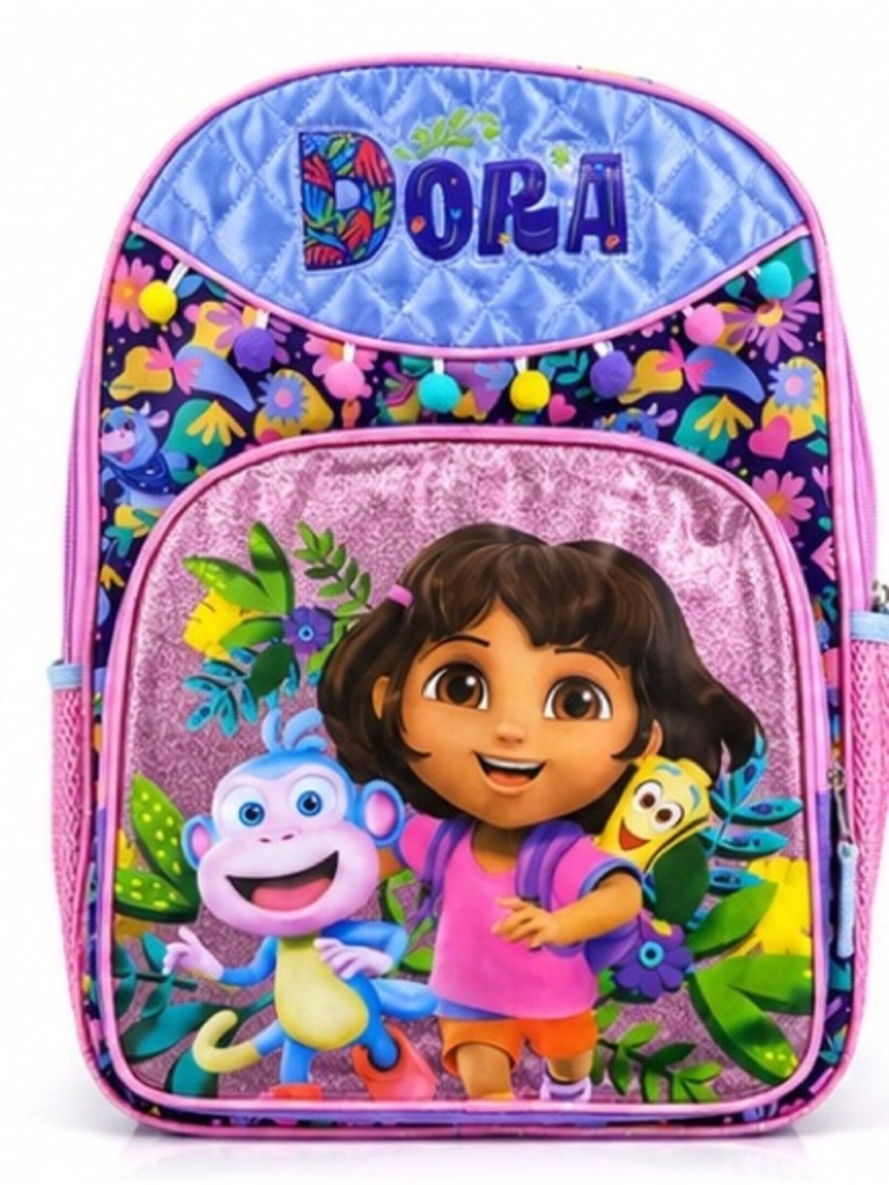 Nickelodeon Dora Backpack in Pink, Purple, Blue